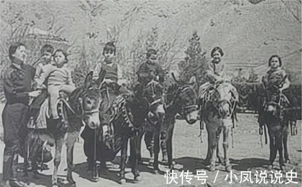 欧珠#林徽因罕见老照片:欧洲度蜜月,带6岁女儿骑驴,美得不可方物