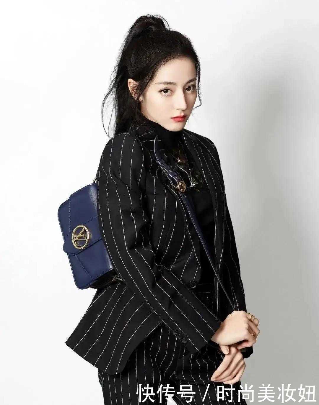“丑模”吕燕真有国际范,穿西装套裙配运动鞋好洋气,气场绝了