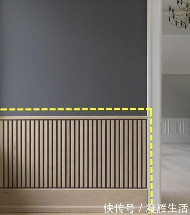 墙面|花几万给墙面刷漆,还不如几根木条来得美观实用,新房就这样做