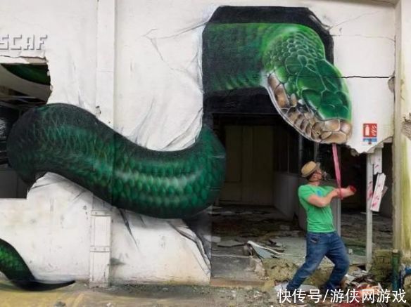 涂鸦$令人惊叹的错觉体验!30个逼真的街头涂鸦艺术太神奇