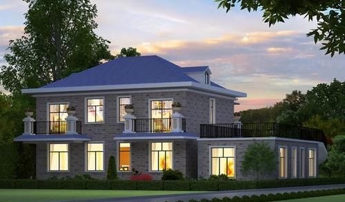 偏房|当别墅设计遇到与父母分开住，这种主屋结合偏房建房方式，真前卫