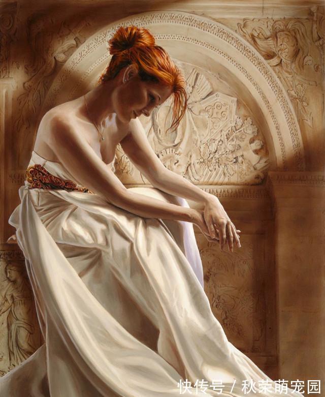 西洋|美国艺术家人体油画中那些丰满性感的西洋女子,撩动人心