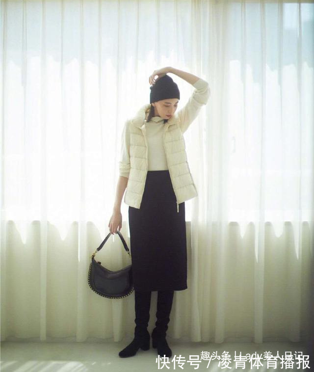 穿搭 早秋的高级美,我建议你穿“象牙白”,日本优衣库的穿搭供你借鉴