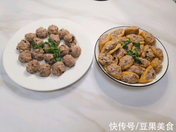 鲮鱼|这道客家香菇猪肉丸和酿豆腐，分分钟光盘