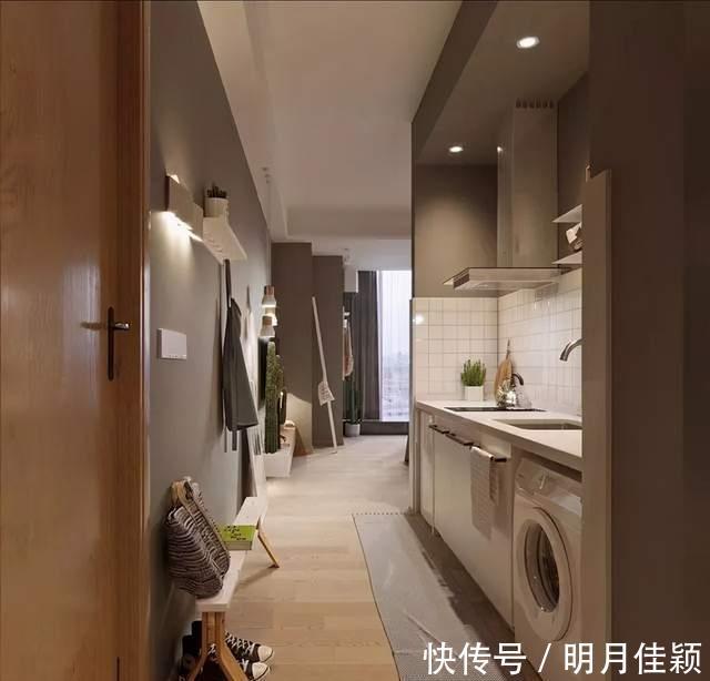 收纳|她的47㎡小家：L型卡座连接客餐厅、卧室，还有衣帽间，真舒心！