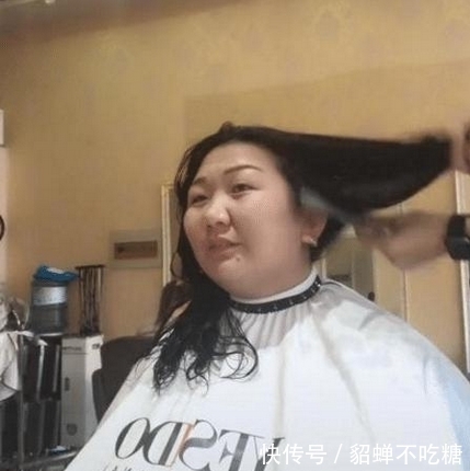 成品|女子嫌自己的脸大,请发型师帮自己设计,成品出来后秒变大妈