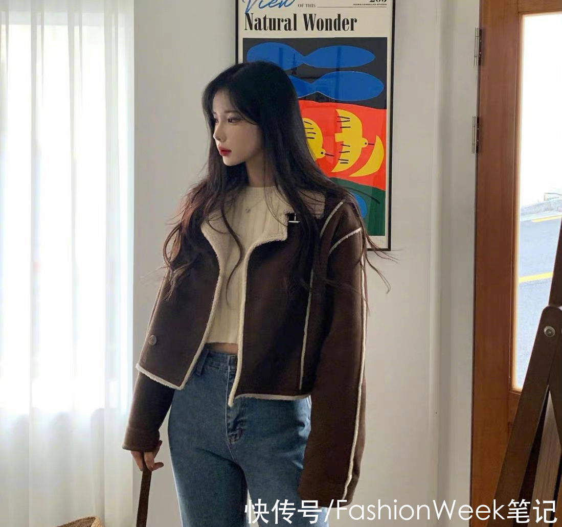 韩国欧尼出街穿搭，温柔甜美尽收眼底，学会就去炸街