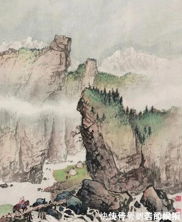 关山月&岭南画派不只画南方的花花草草也有北方的山山水水