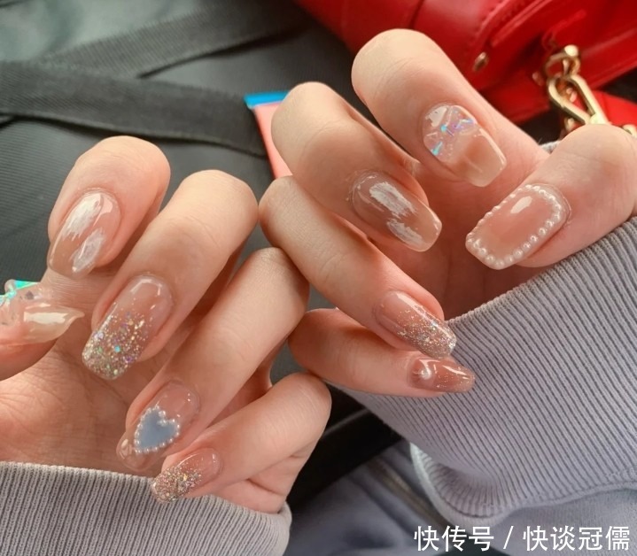 晕染|今春流行的温柔风美甲,凸显气质又跟这个季节契合,氛围感十足