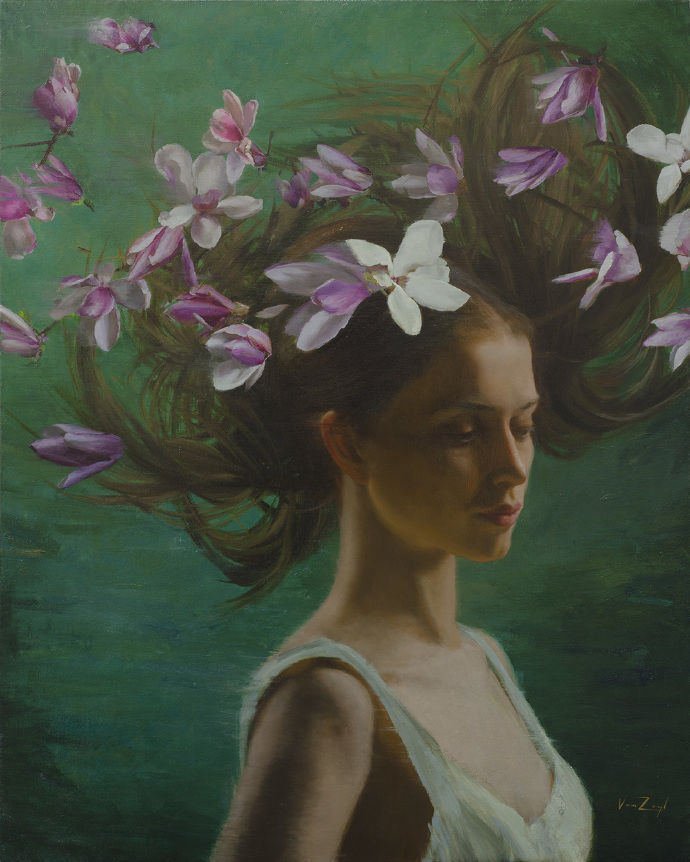 艺术家!色彩的情感表现,美国艺术家迈克尔的绘画作品