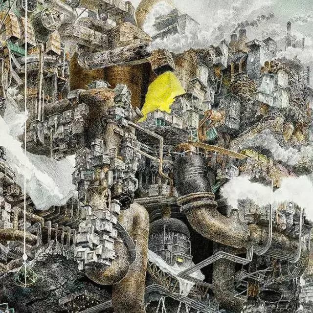 放大镜|一幅画画了3年,细到要用放大镜,他把钢笔画玩到了极致