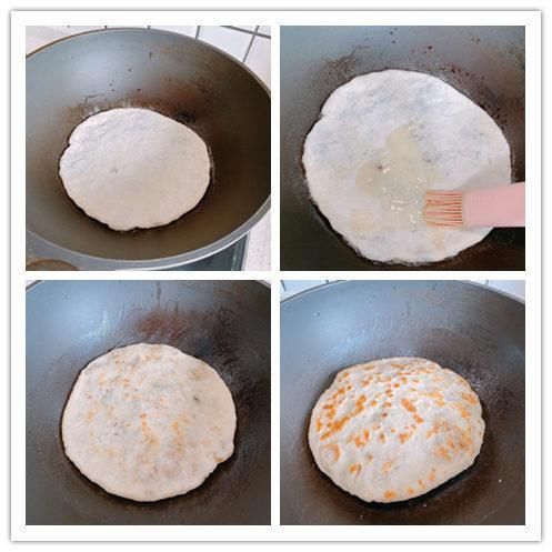 筋道|柔软且有筋道的雪菜饼，不用擀面就能做，附上软面薄皮馅饼的要点