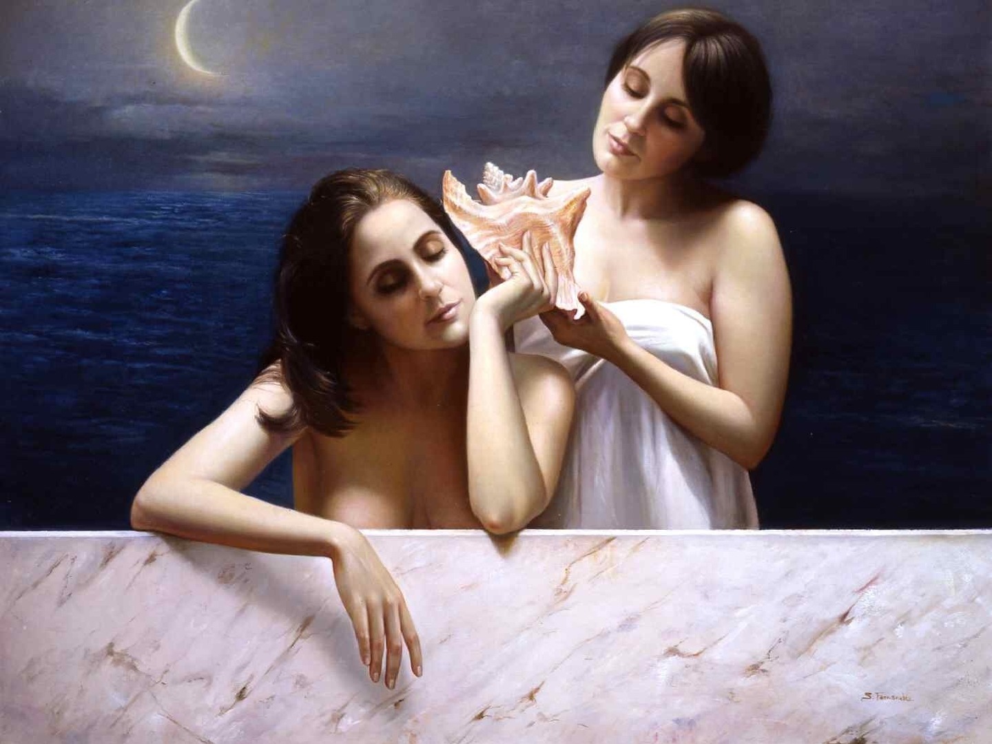 西班牙!西班牙艺术家 索莱达画中的女性,美丽动人!