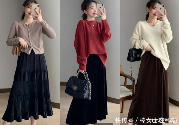 借鉴|秋冬季如何将半身裙穿得优雅高级时尚博主们的搭配,值得借鉴