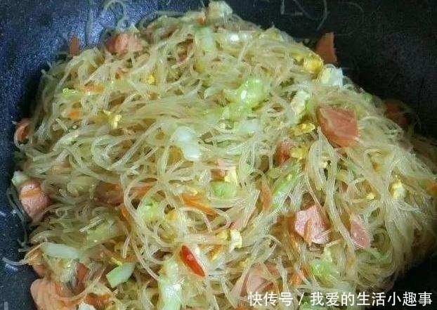 怎样炒粉丝不粘锅