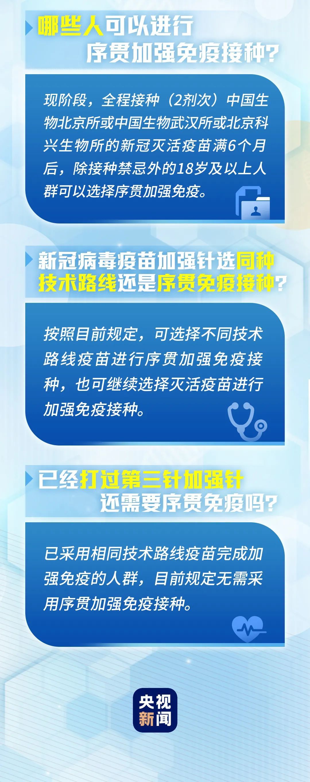 疫苗|什么是序贯免疫？哪些人能接种？这张图说清了