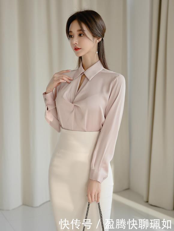 孙允珠白色高腰包臀裙,凸显优雅成熟气质