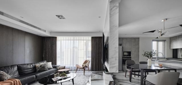 衣帽间|这是我见过最新潮的家,悬空电视墙,沙发墙、走廊极致利用,聪明!