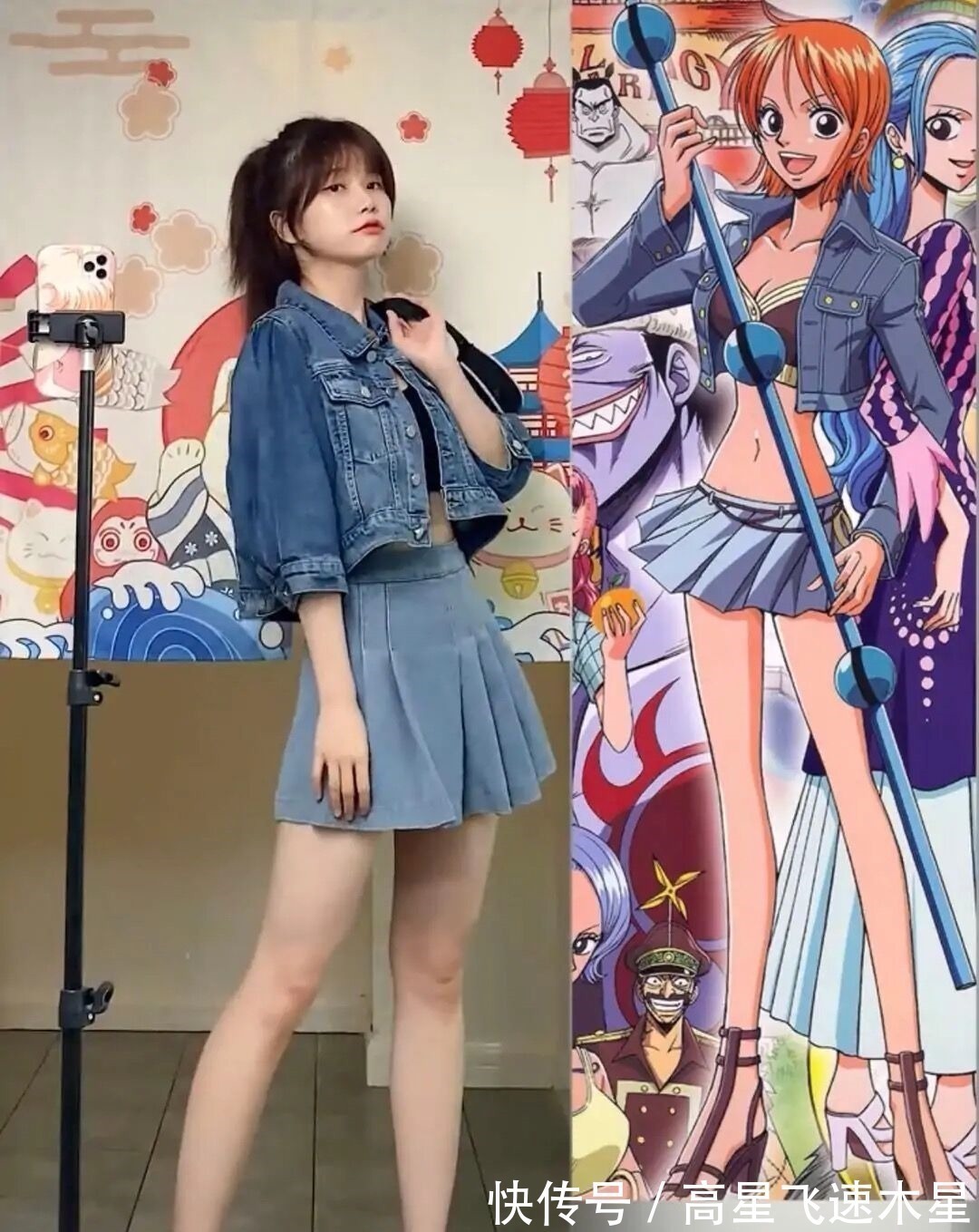 角色|小姐姐神级cos海贼女神,身材完美无缺,花样多变是宅男最爱