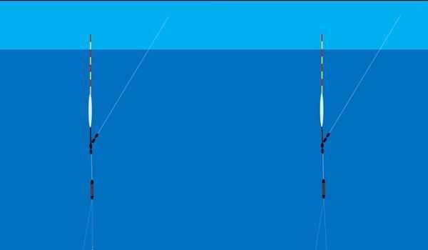 技巧|调漂技巧:同样的调目和钓目,为何双饵状态效果不同,灵钝不同?