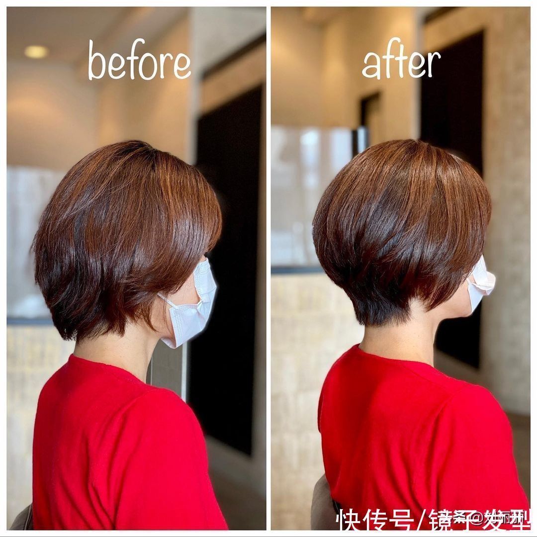 短发 这才叫换发型,时尚瘦脸颜值翻倍,白发大姐美到不敢相信