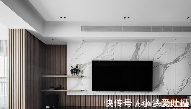 现代|180㎡大平层,现代简约+无主灯设计,客餐厅精致有格调!