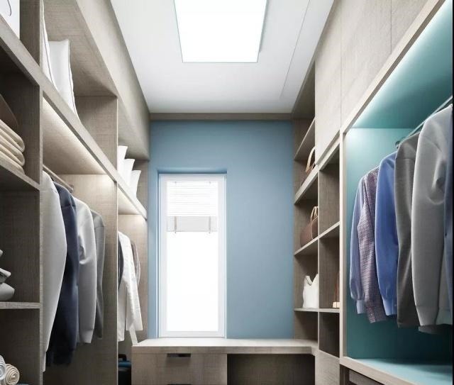 书房|110平三房户型,装修成现代北欧风还带一个大大的衣帽间!