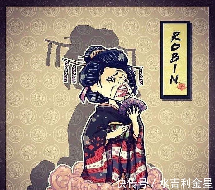 罗宾|可爱风海贼草帽团,索隆奶萌,山治花痴,娜美依然美,罗宾过分了