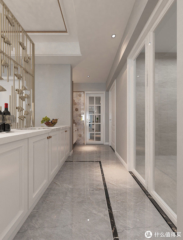 现代|四口之家的现代轻奢风装修，餐厅是家里面的亮点，入户感觉很惊艳