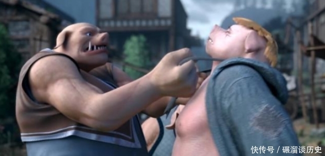 骷髅|西行纪:八戒带一虎吃饭,意外变成骷髅脸,结果被沙僧暴打