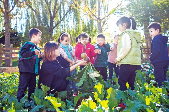 孩子们|房山区交道幼儿园开展“红绿双色”课堂 护航幼儿健康成长