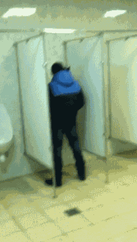 |搞笑GIF:我都不敢这么p,她却敢这么长!