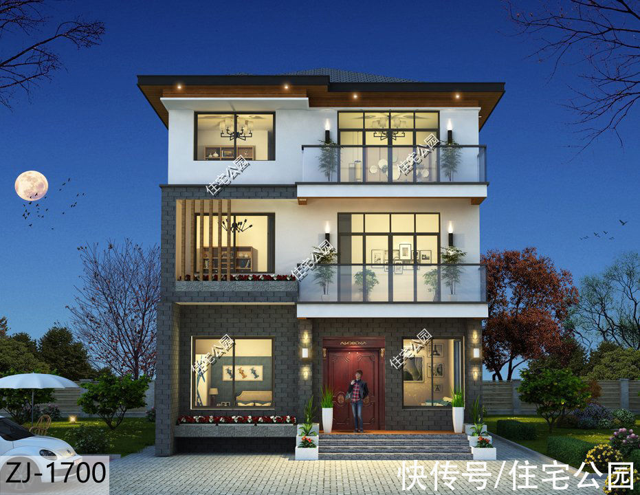 户型|8×9米占地只有86平,农村小户型这样设计,人见人爱