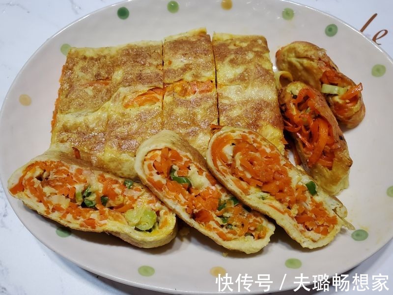 懒人版|早餐经常来不及做教你懒人版胡萝卜鸡蛋饼做法，营养丰富还美味