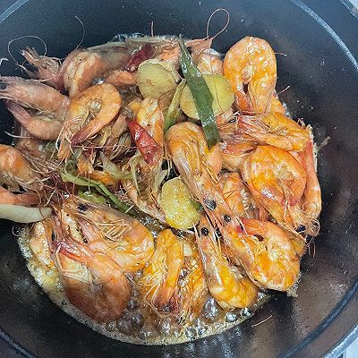 油爆虾|豆瓣酱油爆虾