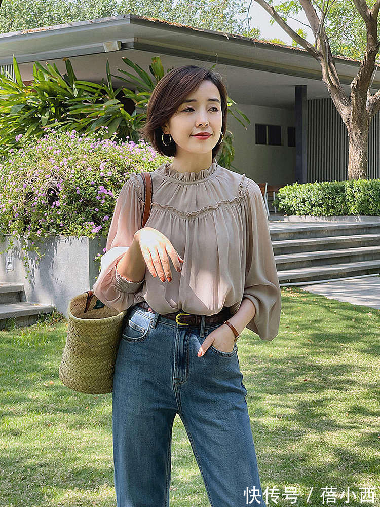 高级感|初秋只需这3件单品就够了:针织衫、半身裙、衬衫,打造高级感