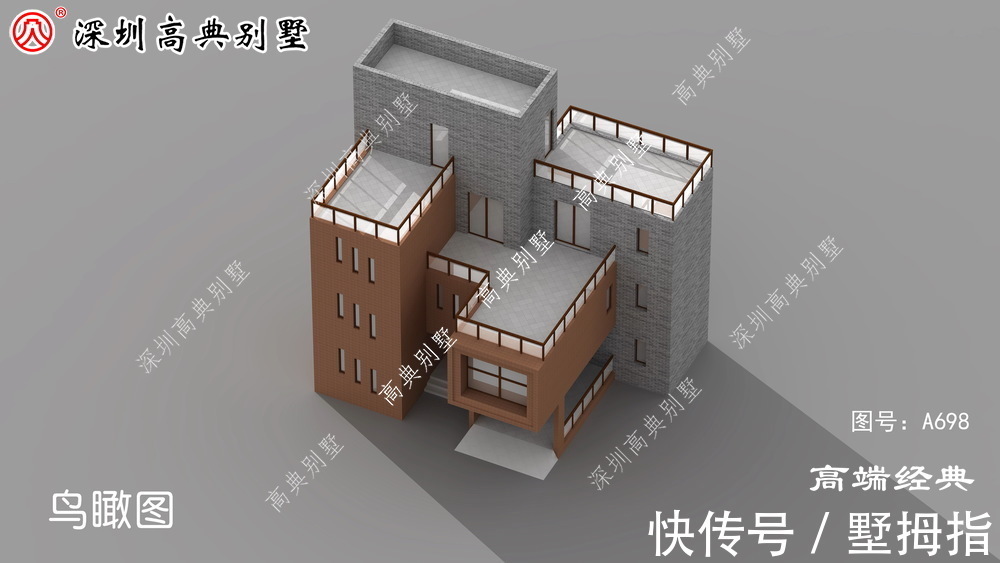 别墅|现代三层别墅,美丽的外观,是最好的标志