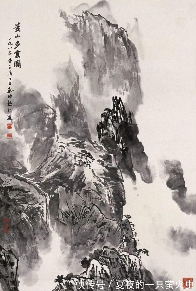 浙江潮|胸有万水千山,自然云生水起——孔仲起山水画欣赏