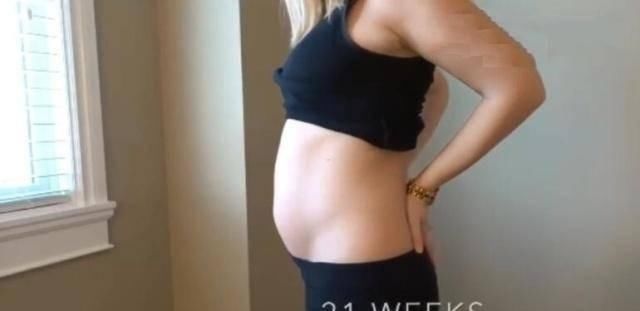 妊娠纹|孕期,孕妇的肚子怎么变化7张图告诉你答案,心疼孕妈