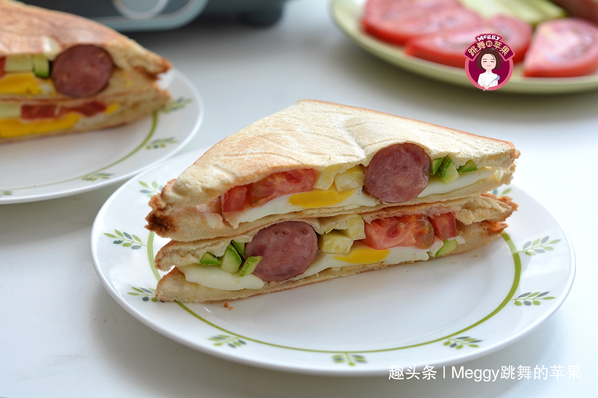 早餐自制三明治,料足味美用时短,比“赛百味”经济实惠,不排队