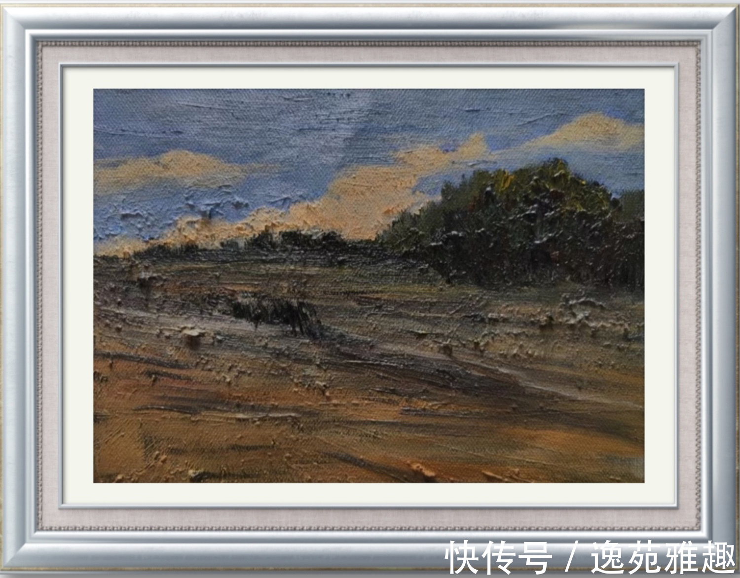 x60$「作品欣赏」心中有旷野，所画皆美景，油画艺术家殷国海作品欣赏