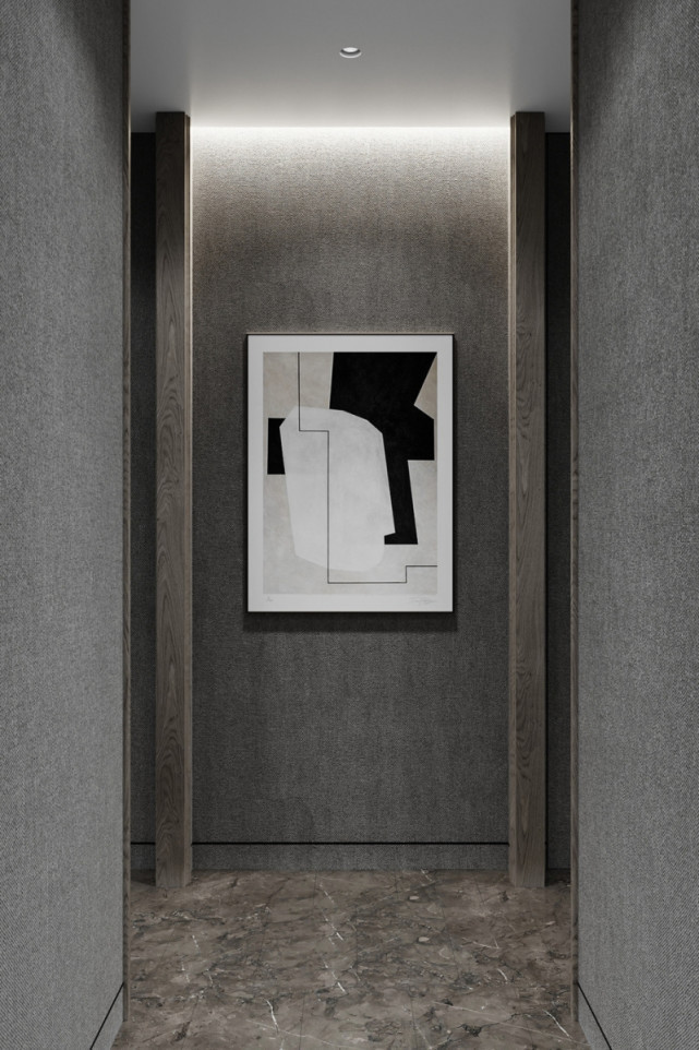 空间|158平现代简约风精简的空间达到以以少胜多、以简胜繁的效果