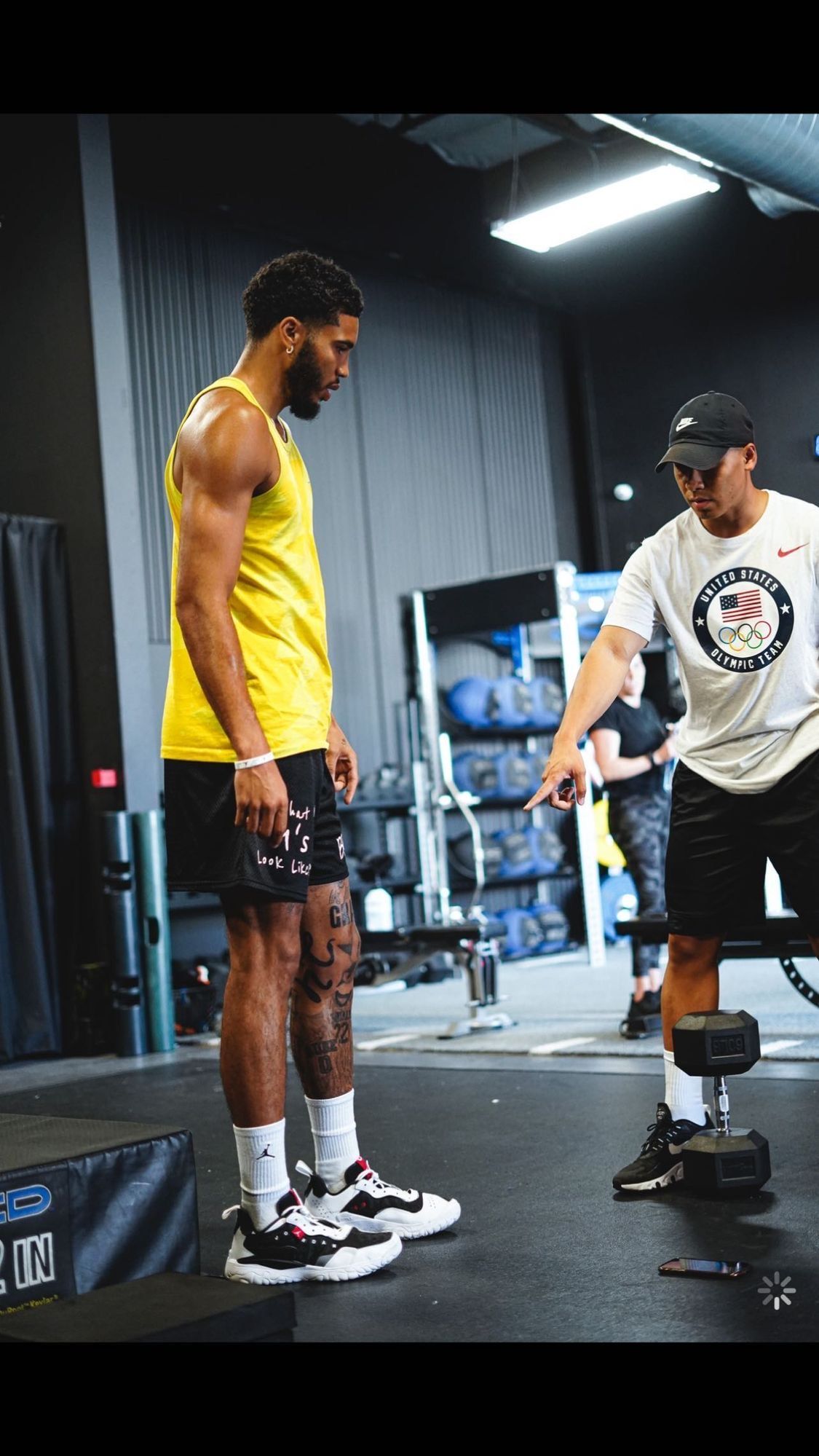 力量训练|彰显肌肉！塔特姆晒近期个人力量训练组图