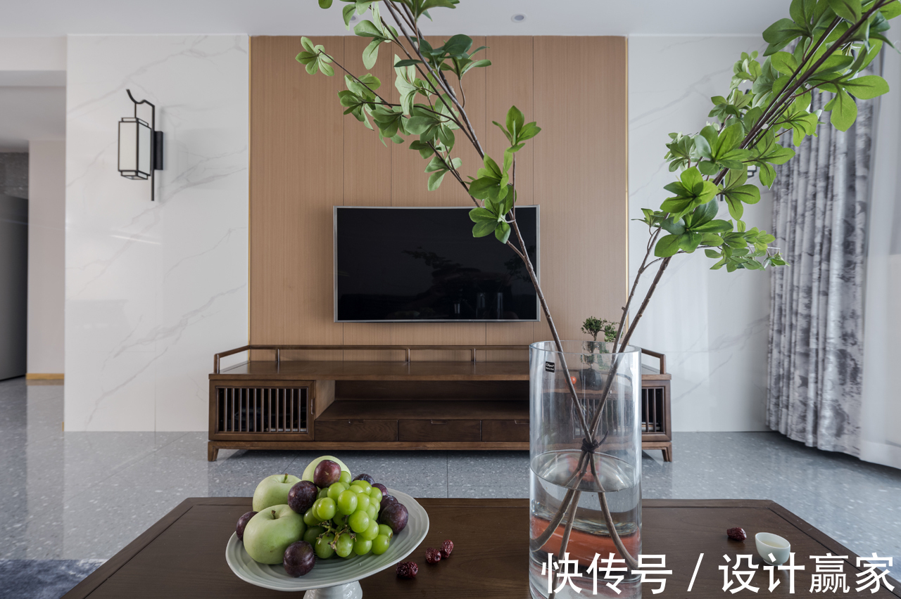 业主|有一种美叫新中式,这套143㎡大平层,透出原木质感,古韵气质