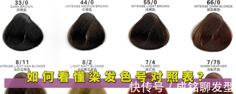 色调|看懂染膏的编号,选色不再翻车,按肤色选择对应的色号染就对了