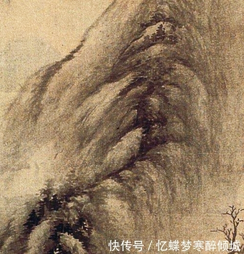 画家&三段式构图,高岑绘《溪山泛舟》