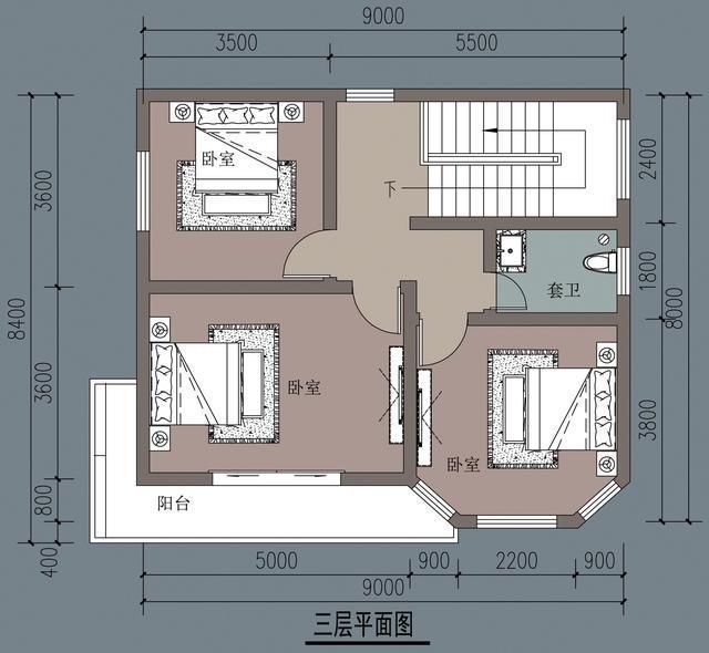 占地面积|面宽8米造价20万起,2020农村自建房,这3套户型最适合咱老百姓