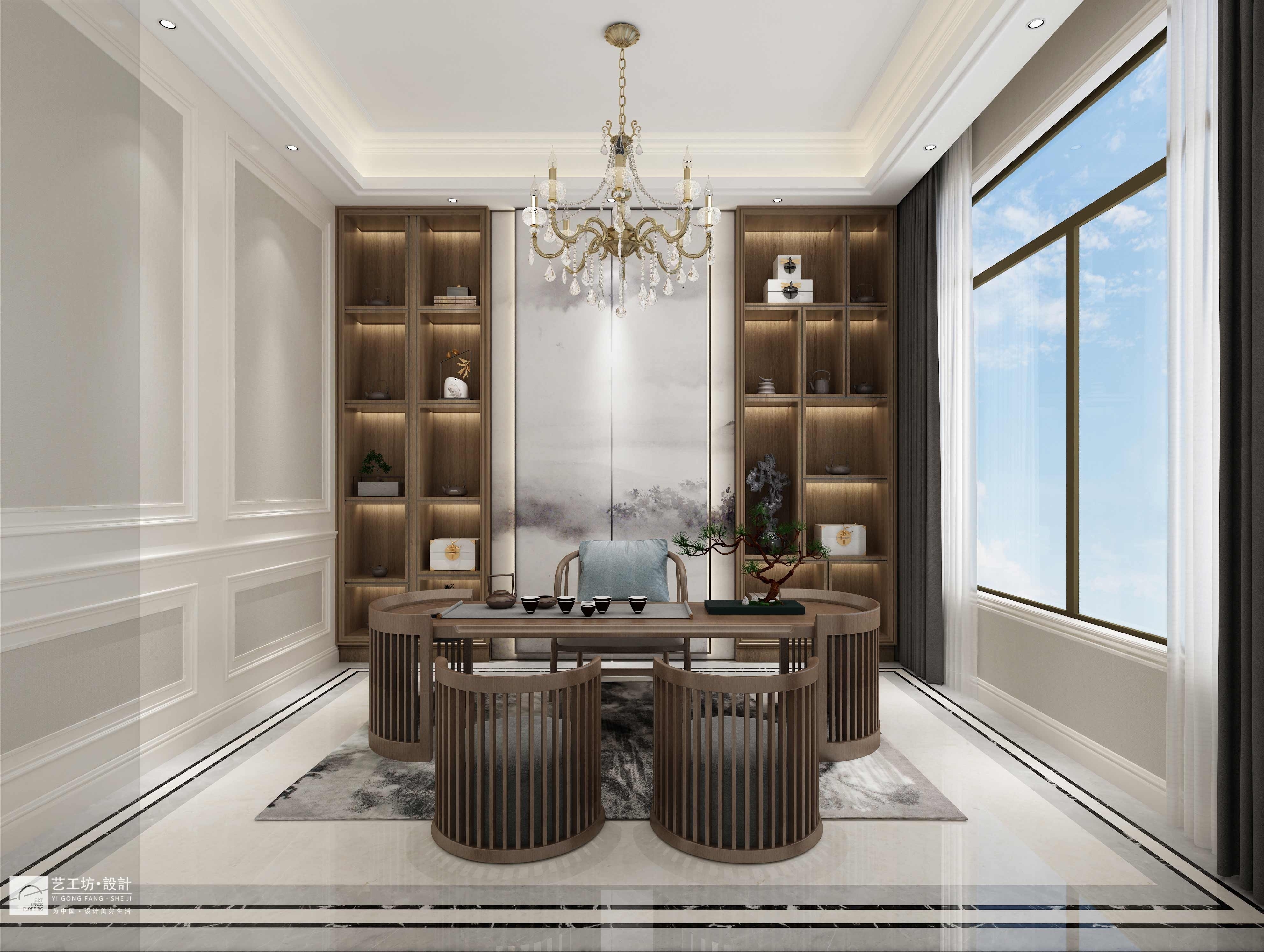 装修|广州汇景新城别墅装修丨现代简欧风格实景装修效果案例