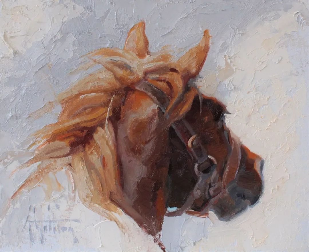 画家|美国90后美女画家,画马堪称一绝!