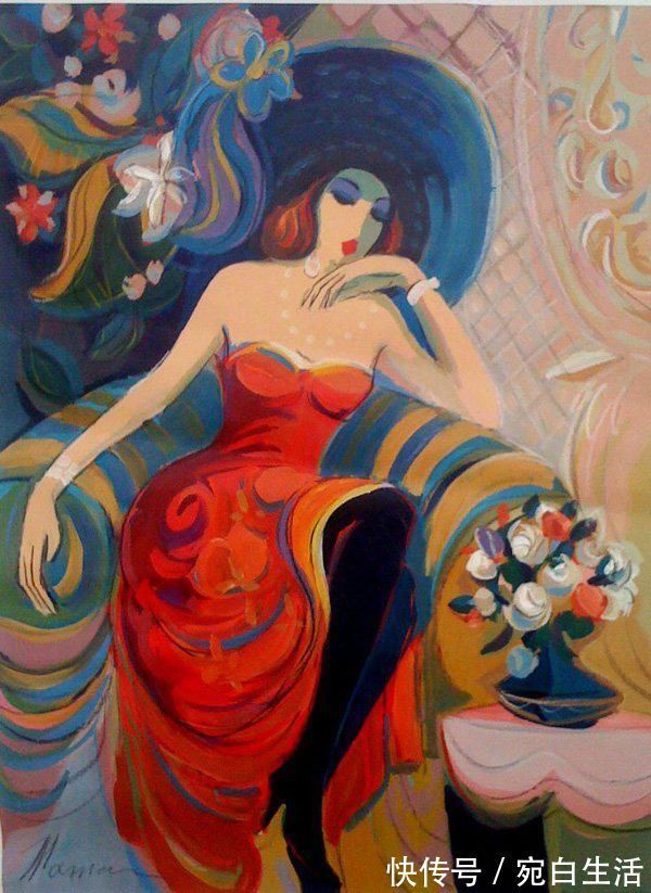 isaac maimon！以色列艺术家人体油画中的女郎，优雅而迷人